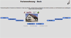 Desktop Screenshot of ferienwohnung-beck-kressbronn.ziele24.de